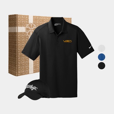 Nike® Dri-FIT Polo & Cap Gift Box Set